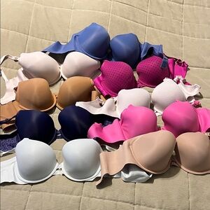 Warners No Side Effects Bras all 9
